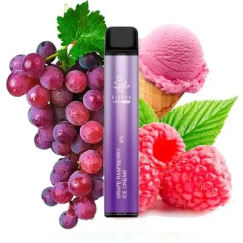 Elf Bar Ultra 1500 Grape Raspberry Ice Cream