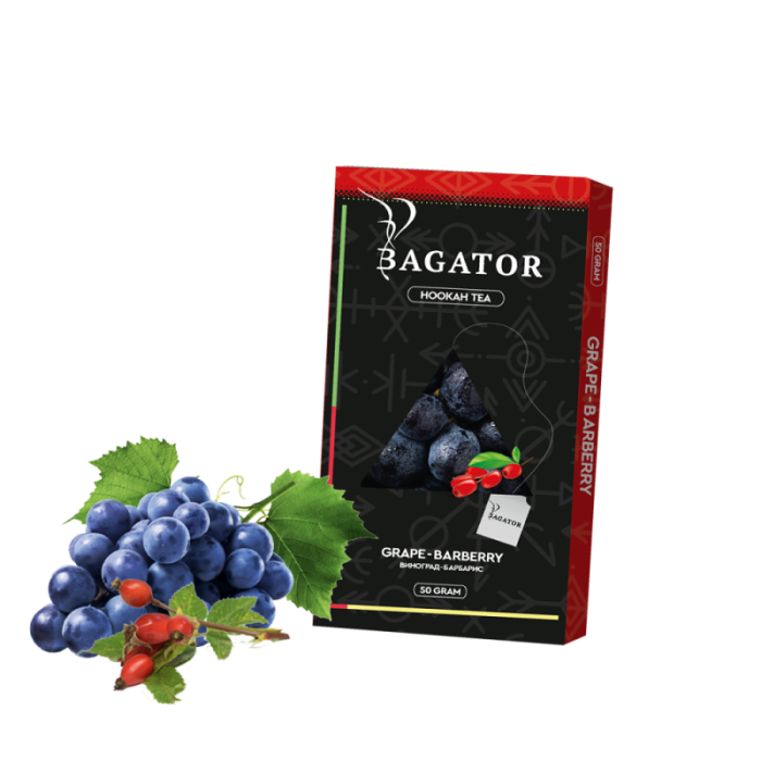 Чайная смесь для кальяна Bagator Grape Barberry (Виноград Барбарис) 50гр