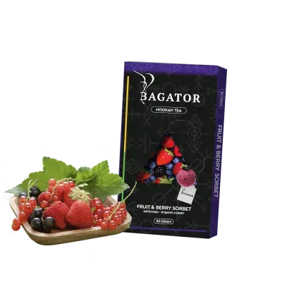 Чайна суміш для кальяну Bagator Fruit & Berry Sorbet (Фруктово-Ягіднийй Сорбет) 50гр