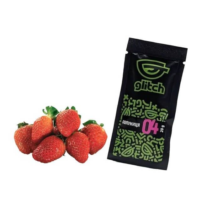 Табак для кальяна Glitch Strawberry 20гр