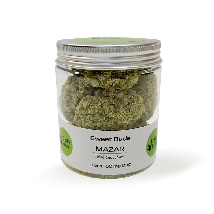 Sweet buds MAZAR 100г 50мг CBD в молочному шоколаді