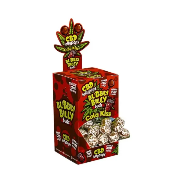 Леденец CBD 10mg Cola Kiss Bubbly Billy