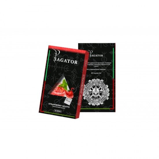 Чайна суміш для кальяну Bagator Strawberry Mojito (Клубничный Мохито) 50гр