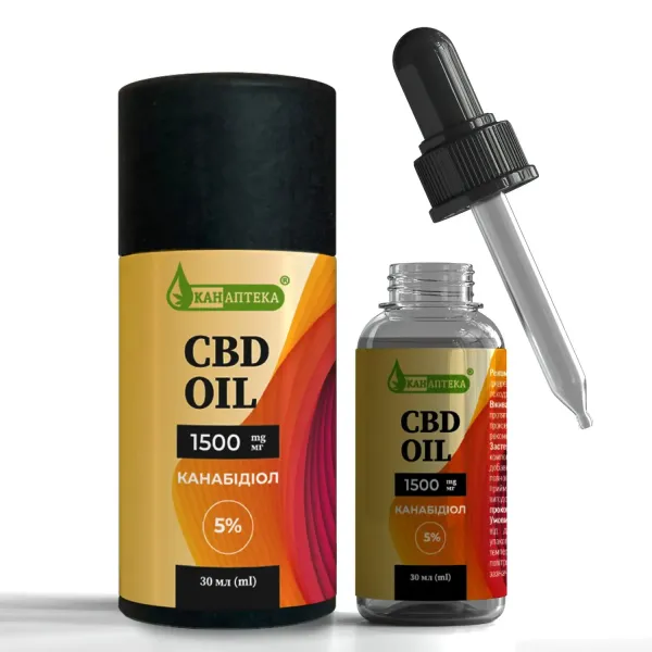 Масло CBD OIL 5% 1500 мг