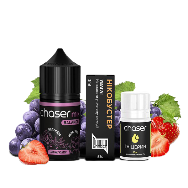 Набір Chaser Strawberry Grape 30 ml