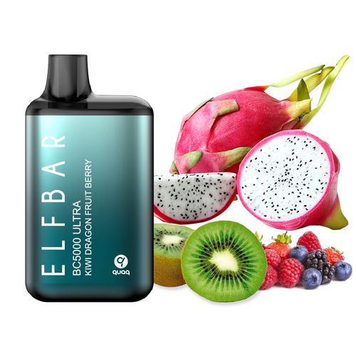 Elf Bar Bc5000 Ultra Kiwi Dragon Fruit Berry