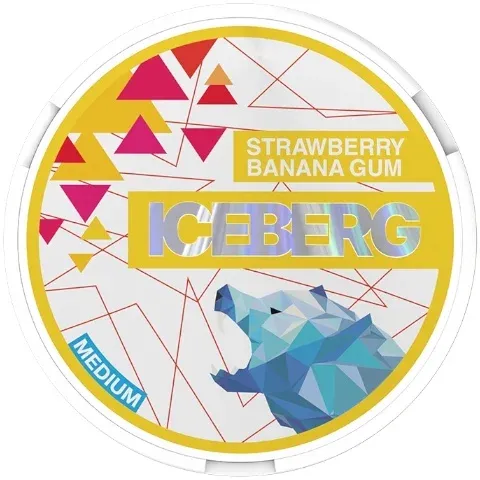 ICEBERG 50mg Strawberry Banana Gum
