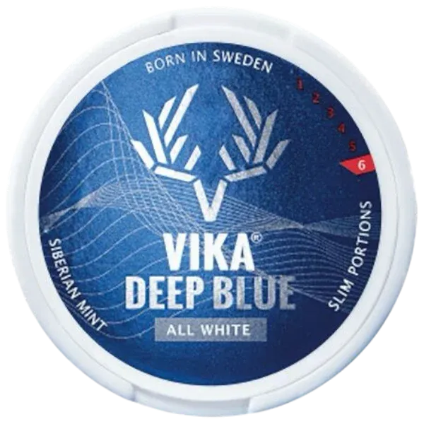 Vika Deep Blue All White