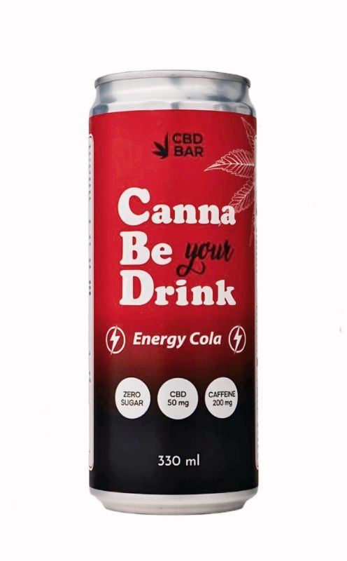 Напій Canna Be Drink "ENERGY COLA" 0.33мл