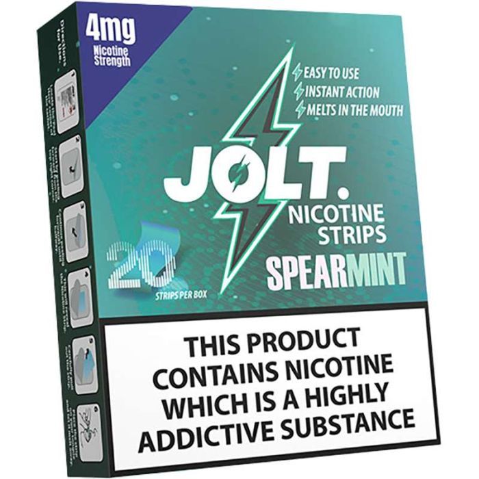 Jolt. Nicotine Strips Spearmint 4mg