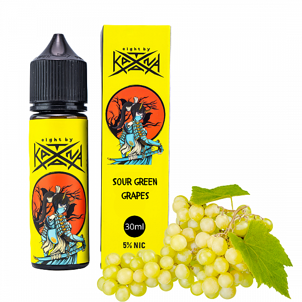 Eight by Katana Sour Green Grapes (Кислий Зелений Виноград) 30мл 50мг