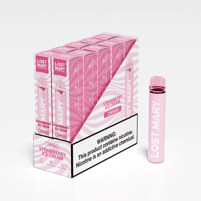 Lost Mary CM1500 Strawberry Ice Cream