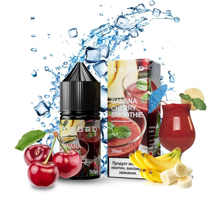 Сольова Рідина Gord Banana Cherry Smoothie 30 ml