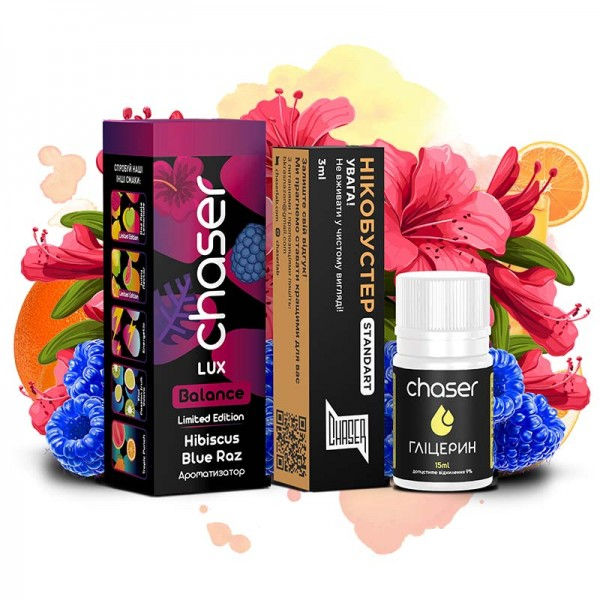 Набор Chaser Lux Hibiscus Blue Raz 30 ml