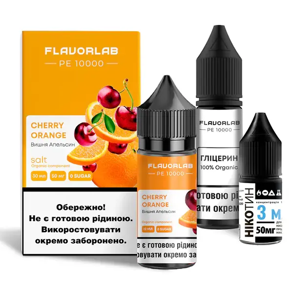 Набір Flavorlab PE 10000 Cherry Orange 30 ml