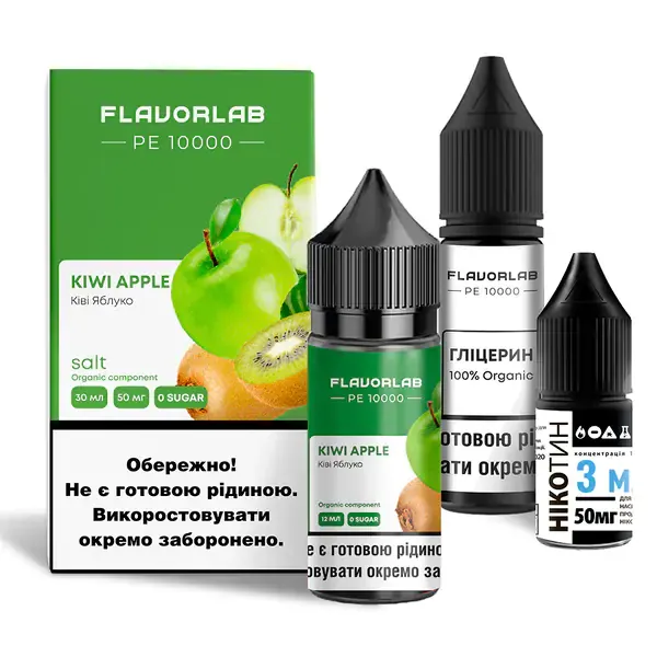 Набор Flavorlab PE 10000 Kiwi Apple 30 ml
