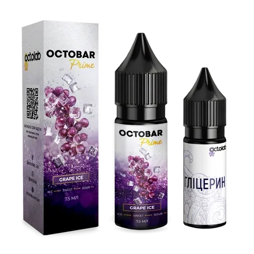 Набор Octobar Prime 15ml Grape Ice