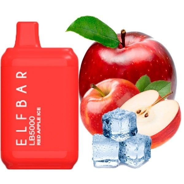 Elf Bar LB5000 Red Apple Ice