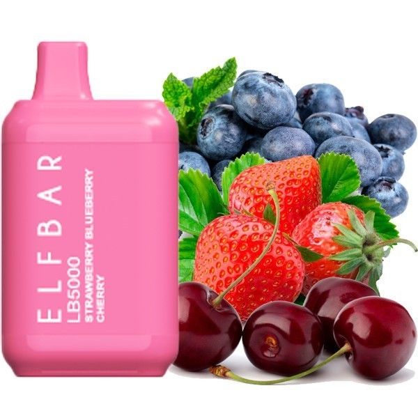 Elf Bar LB5000 Strawberry Blueberry Cherry