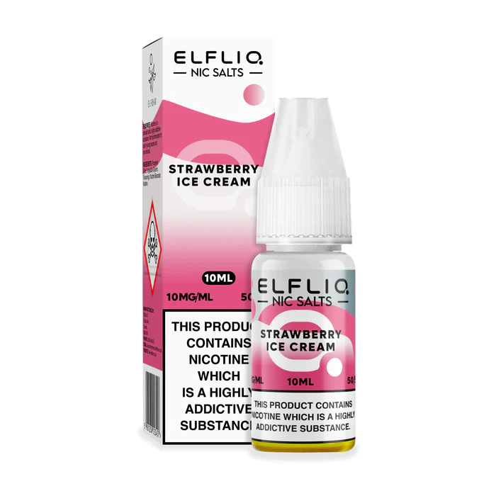 Elf Bar Elfliq Strawberry Icecream 10 ml