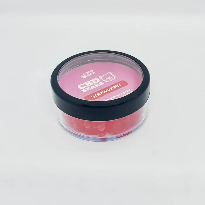 Желейные CBD мишки со вкусом клубники 16г 200мг CBD Vegan